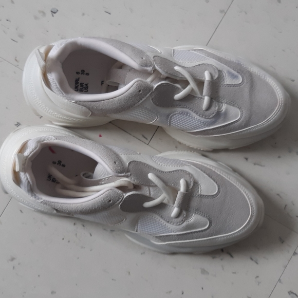 White sneakers